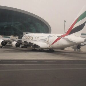 Vliegtuig van de Emirates