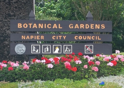 De botanische tuin van Napier