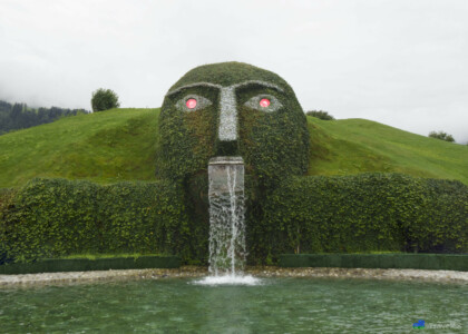 Wattens bij het Kristalwelten van Swarovski